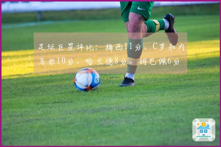 足坛巨星评比：梅西11分、C罗和内马尔10分、哈兰德8分、姆巴佩6分