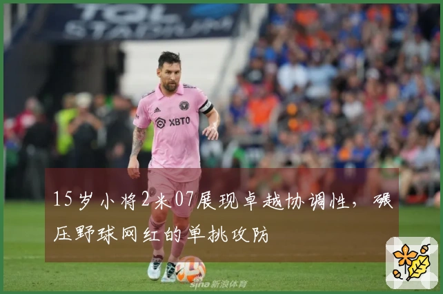 15岁小将2米07展现卓越协调性，碾压野球网红的单挑攻防